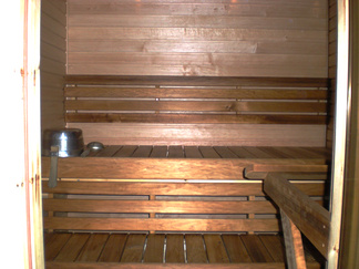 Uusittu sauna