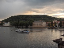 Vltavajoen maisemia.