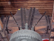 Katedraalin kirkon kellon yläosa	