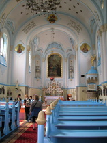 Pyhän Elisabetin kirkko sisältä