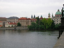 Vltavajoen maisemia.