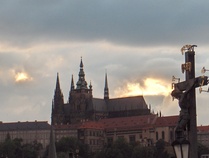 Prahan linna nähtynä Kaarlen sillalta